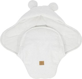 Copertina per neonati bianca in bouclé 45x80 cm – Meowbaby