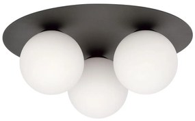 Plafoniera SOLAR 3xE14/10W/230V nero/bianco