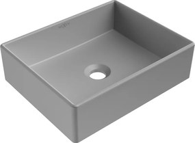 Mexen Goya lavabo da appoggio 40 x 32 cm, grigio chiaro opaco - 22184061