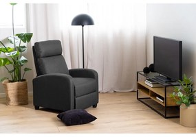 Poltrona relax antracite Siom - Actona