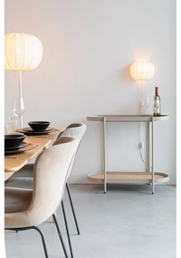 Tavolo consolle beige 39x85 cm Amaya – White Label