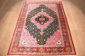 Ghom Tappeto persiano 110x150 (Iran) Annodato A Mano