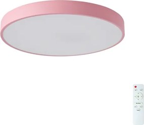 Brilagi - Plafoniera LED dimmerabile POOL LED/60W/230V 3000–6000K 50 cm rosa con telecomando