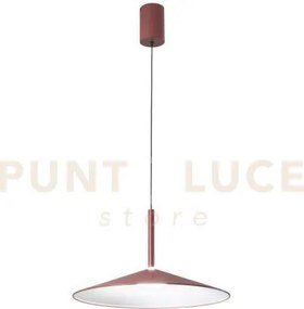 Lampadario a sospensione led khan rossa 16w 2405l 2700 e 3200k 48x1...