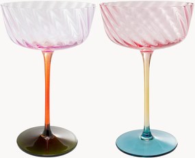 Set di 4 coppe da champagne Twist