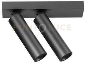 Gfa1475c- faretto spot orientabile 2 luci attacco led 3000k 1024lm ...