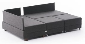 Divano angolare antracite (angolo sinistro) Fly - Balcab Home