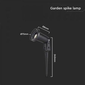 Lampada da esterno 1xGU10/35W/230V IP65