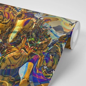 Carta da parati autoadesiva – Pieno di arte astratta