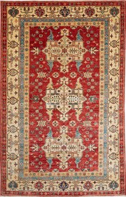 Kazak Tappeto orientale 260 x 170 Rosso (Pakistan) Annodato A Mano