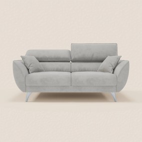 Michelangelo divano 2 e 3 posti con sedute allungabili e poggiatesta reclinabili in tessuto smacchiabile T30