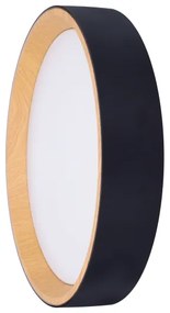 Solight WO8016 - Plafoniera LED dimmerabile LARIOS LED/48W/230V+RC diametro 39 cm nero