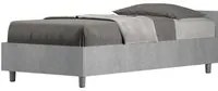 Letto Singolo - NUAMO Tipologia Letto: Senza Rete, Dimensione Rete: 80x190, Colore: Grigio