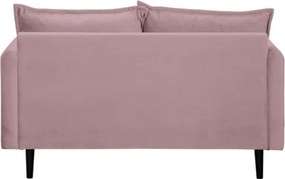 Divano lavanda con rivestimento in velluto 138 cm Juli – Ropez