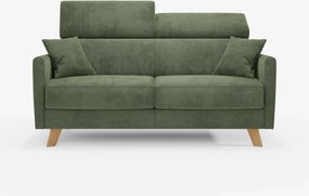 Francy divano letto con poggiatesta regolabili - 100% sfoderabile in elegante tessuto smacchiabile T30