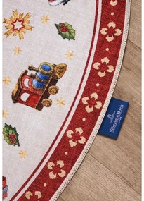 Tappeto rotondo rosso con motivo natalizio ø 150 cm Red Christmas - Villeroy&amp;Boch
