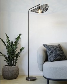 Eglo 44127 - Lampada da terra SWABY 1xE27/60W/230V, finitura bronzata