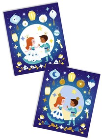 Sabbia fosforescente e glitter « Notte magica »
