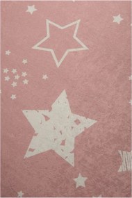 Tappeto per bambini Rosa , 100 x 160 cm Stars - Conceptum Hypnose