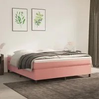 Giroletto a Molle Rosa 180x200 cm in Velluto cod mxl 63186