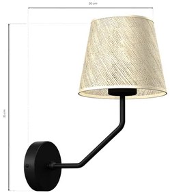 Lampada da parete ETNA 1xE27/60W/230V