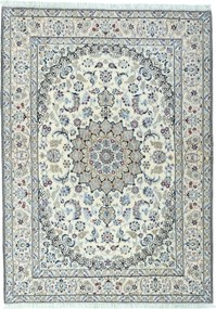 Nain Tappeto 240 x 180 Beige (Iran) Annodato A Mano