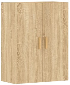 Armadietti a Parete 2 pz Rovere Sonoma in Legno Multistrato