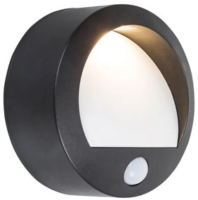 Rabalux 7969 - Applique a LED da esterno con sensore AMARILLO LED/1,5W/3xAA IP44 nera