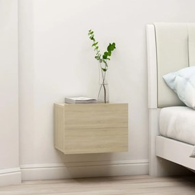 Comodini 2 Pz Rovere Sonoma 40x30x30 Cm İn Legno Multistrato /