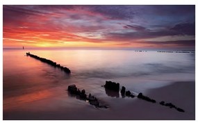 Fotomurale L'alba sul Mar Baltico