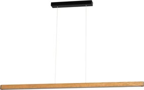 Lampadario LED boho Lampadario LED boho nero, luce calda nero Ø5cm, luce calda 1500 lumen, SPOT-LIGHT