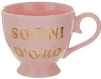 Tazza porcellana rosa Sogni d'oro 500 ml Loving