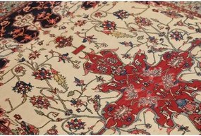 Antik Stilizzato Avorio Rosso 142x208 Cm