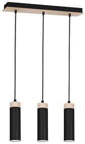 Lampadario a sospensione con filo PEDRO 3xGU10/25W/230V