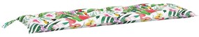 Cuscini Panca da Giardino 2pz Multicolore 150x50x7cm in Tessuto