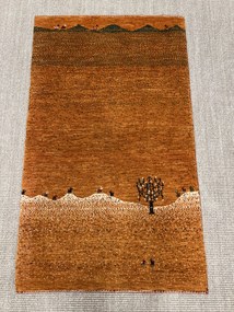 Loribaft Tappeto persiano 70 x 120 Giallo (Iran) Annodato A Mano