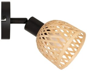 Atmosphera - Faretto da parete LIO 1xE27/25W/230V in bambù