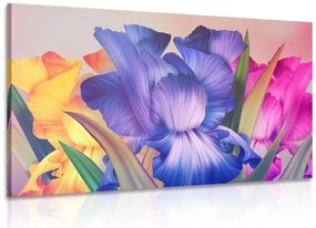Quadro su tela – Fantasia floreale