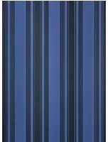 Farrow & Ball Carta da parati Tented Stripe - Pitch Blue/ Off-Black