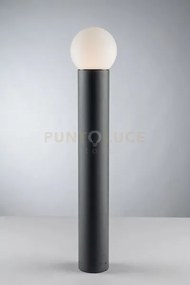 Paletto skittle antracite 1 luce attacco e27 ip54 65x15cm diffusore...