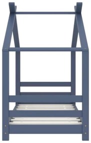 Giroletto per Bambini Grigio in Massello di Pino 70x140 cm