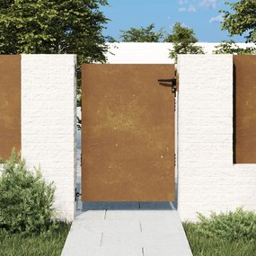 Cancello Da Giardino 85x150 Cm İn Acciaio Corten /