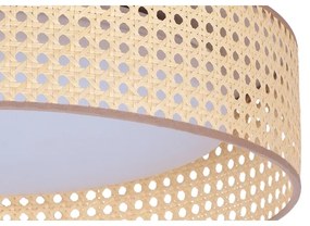 Duolla - Plafoniera LED ROLLER LED/24W/230V diametro 45 cm rattan