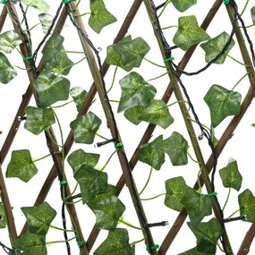 Aigostar - Catena LED solare 102xLED/2x0,7m IP65 bianco caldo ivy