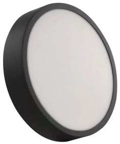 Plafoniera LED LED/21W/230V 3000/3500/4000K d. 22,5 cm nero