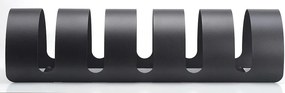 Rastelliera Portabici 5 Posti in Ferro 90x30x23 cm Belfer Bike Rack 42/PB Antracite...