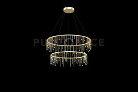 Lampada a sospensione scintilla, ottone, led 49,6w, lumen 4216, 300...