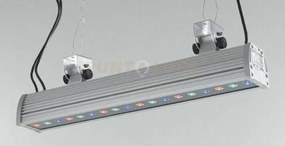 Proiettore led wallwasher alluminio 136w rgb dimmerabile ip65 56,5x...