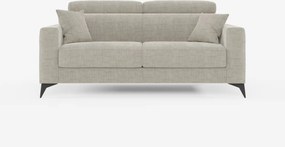 Pegaso divano letto matrimoniale con poggiatesta reclinabili in tessuto jacquard smacchiabile T22