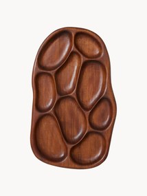 Piatto da portata in legno di acacia fatto a mano Tidy, larg. 60 cm